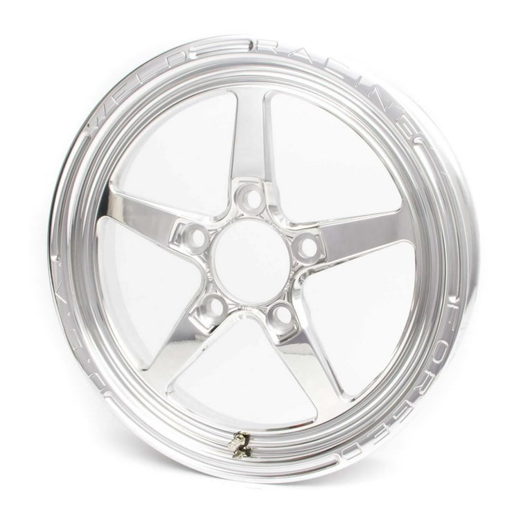 Weld Magnum 1-Piece 17x4.5 / 5x4.5 BP / 2.25in. BS Polished Wheel - Non-Beadlock