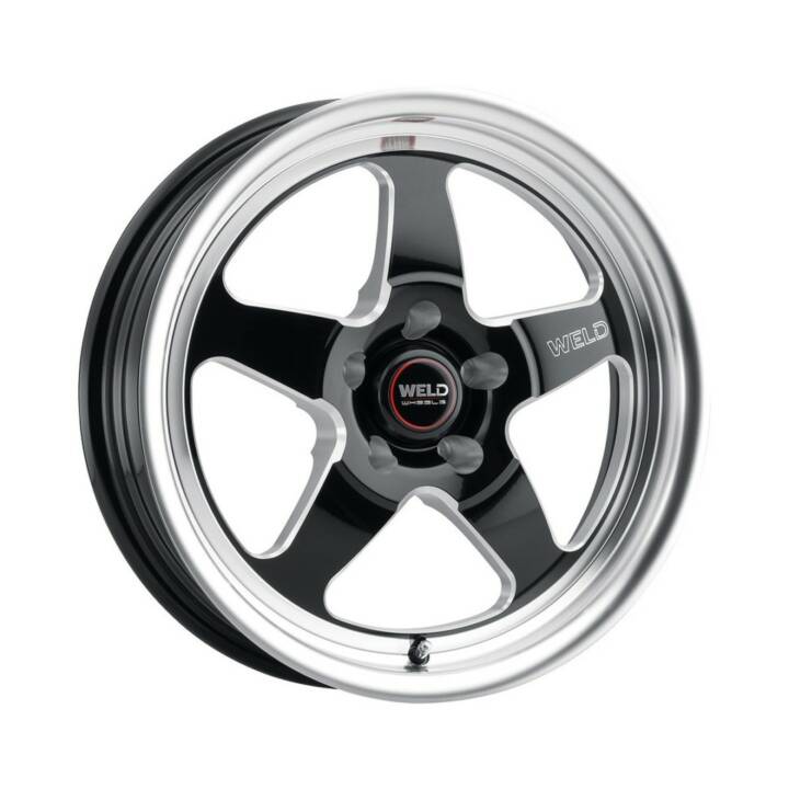 Weld S155 18X5 Ventura Drag 5X115 ET-32 BS1.5 Gloss Black MIL Dia 78.1