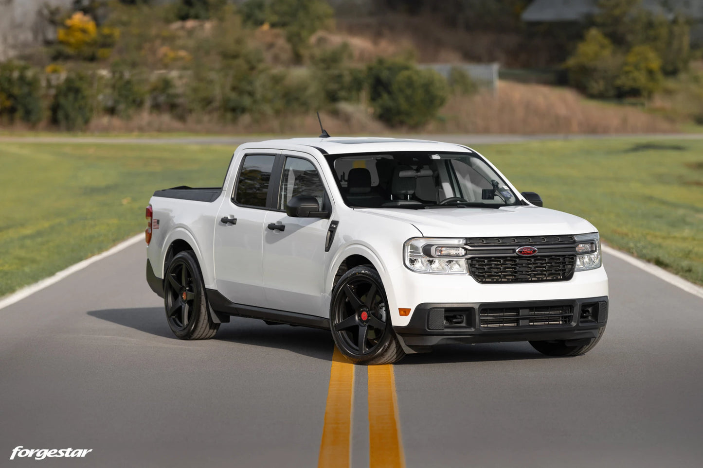 Forgestar CF5 20x10.5 / 5x114.3 BP / ET40 / 72.56in BS Satin Black Wheel