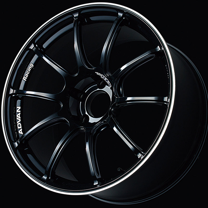 ADVAN Racing RZII 19x8.5 +45 5x112 Wheel - Gloss Black & Ring - YAZ9H45MB