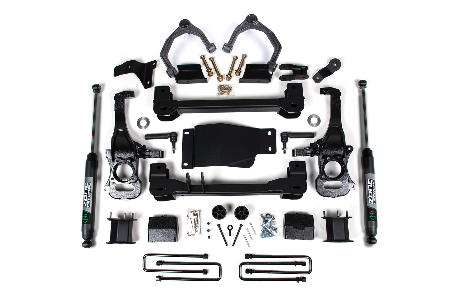 Zone Offroad 2019-2023 Chevrolet/GMC Trail Boss / AT4 1500 4WD 4-Inch Suspension Lift Kit ZONC69F