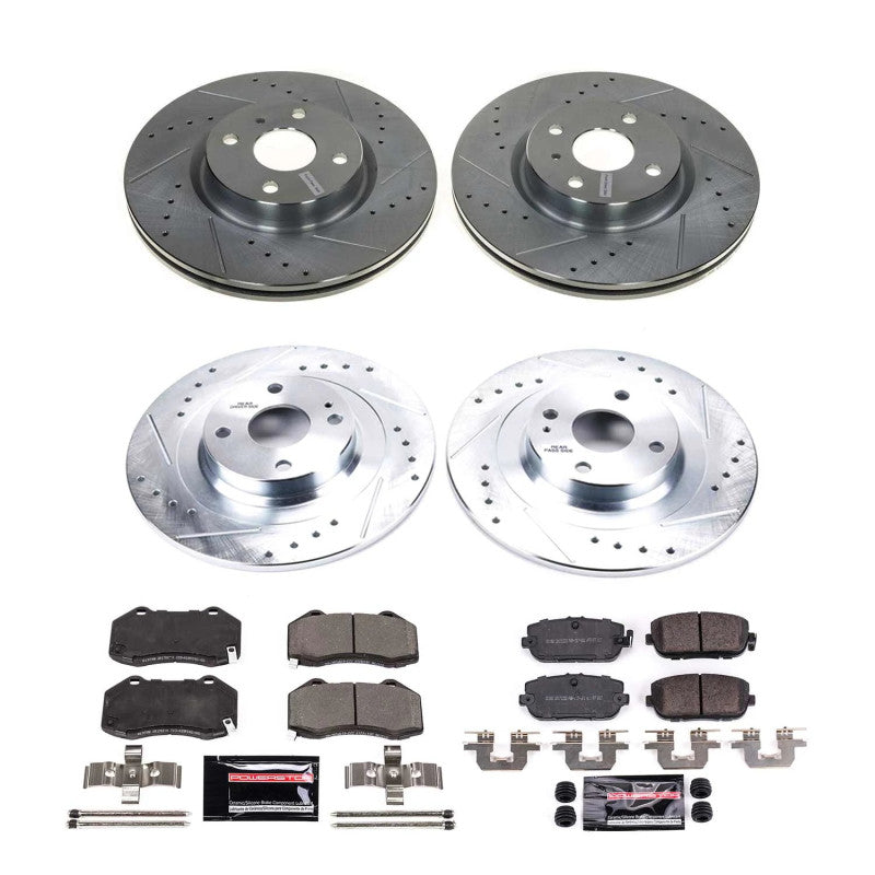 Power Stop 16-22 Mazda MX-5 Miata Front & Rear Z23 Evolution Brake Kit PowerStop