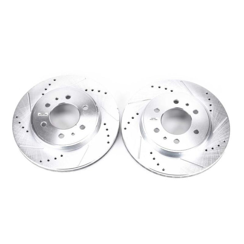 Power Stop 2009 Ford F-150 Front Evolution Drilled & Slotted Rotors - Pair PowerStop