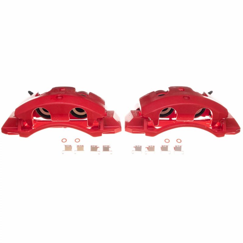 Power Stop 12-16 Nissan NV1500 Front Red Calipers - Pair PowerStop
