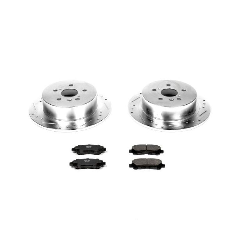 Power Stop 08-13 Toyota Highlander Rear Z23 Evolution Sport Brake Kit PowerStop