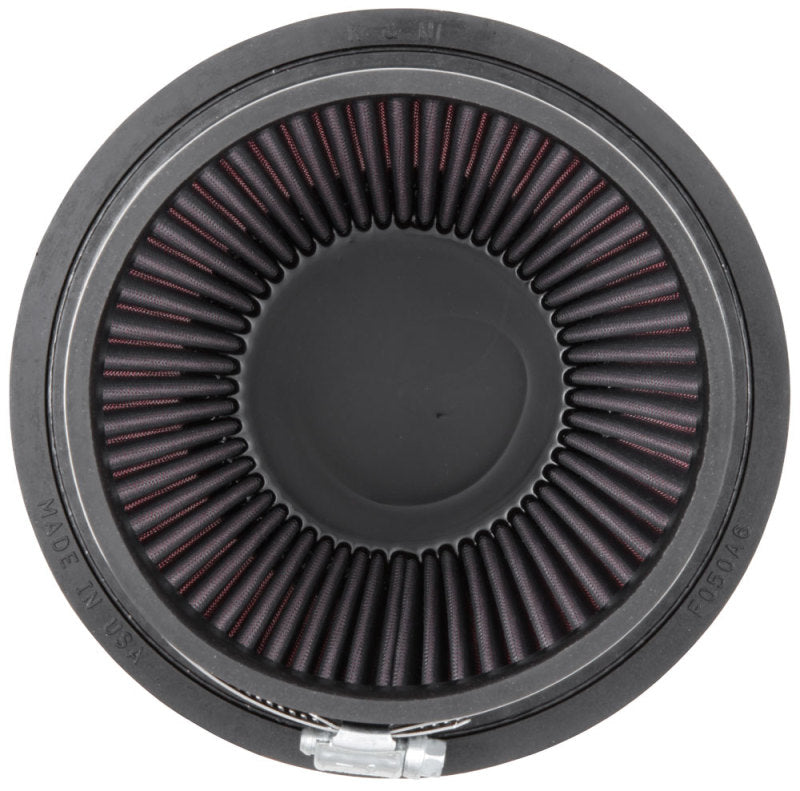 K&N Filter Universal Rubber Filter 5in Flange 6.5in Base 4.5in Top 5.5in Height K&N Engineering