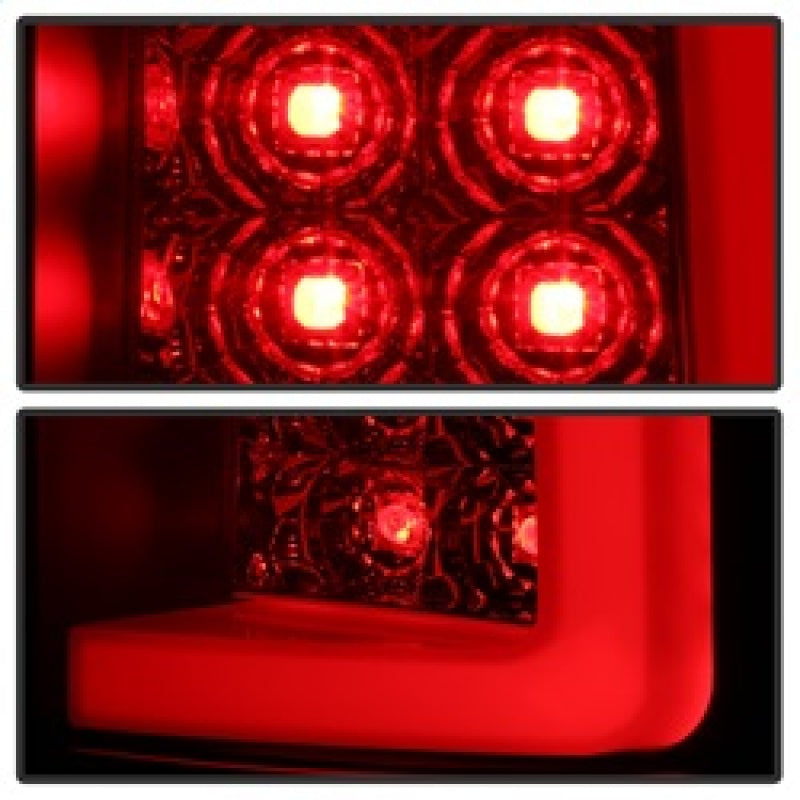 Spyder 07-13 Silverado (Will Not Work w/2010 921 Bulb)V3 Tail Lights Blk Smk ALT-YD-CS07V3-LBLED-BSM SPYDER