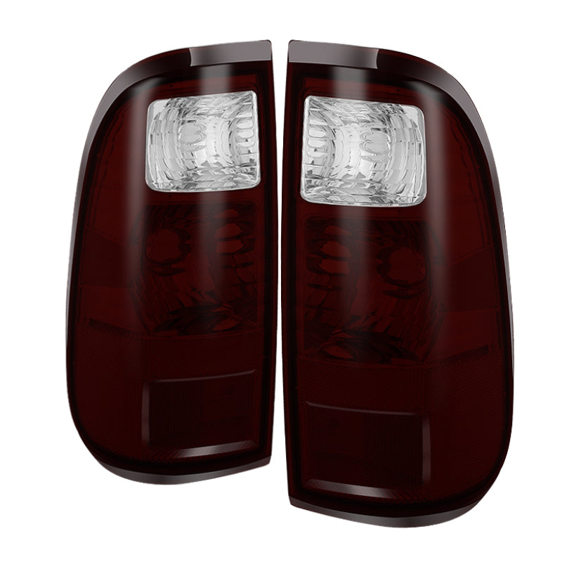 Xtune Ford F250/F350/F450/F550 Superduty 08-15 OEM Style Tail Lights -Red Smoked ALT-JH-FS08-OE-RSM SPYDER