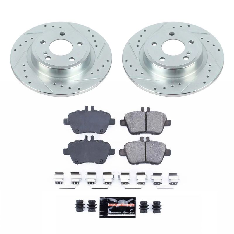 Power Stop 17-19 Infiniti QX30 Rear Z23 Evolution Sport Brake Kit PowerStop