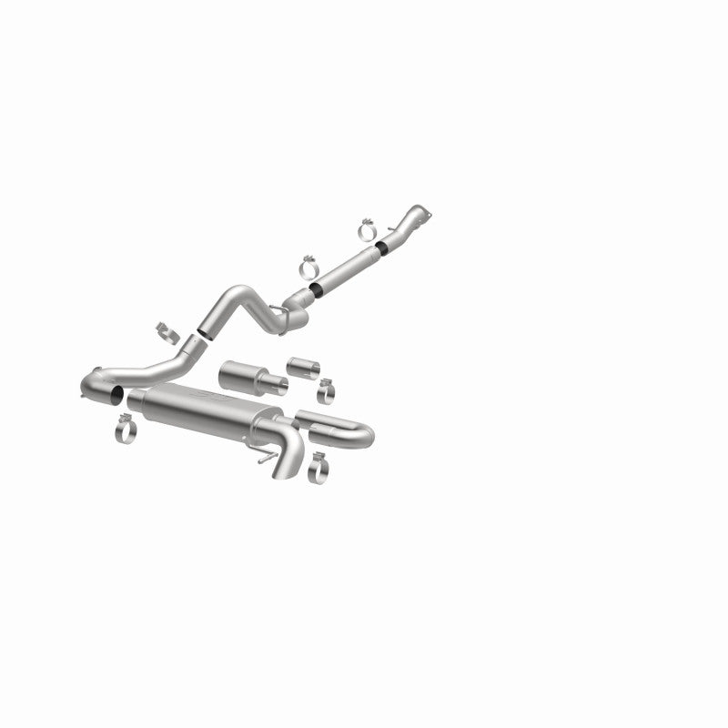 MagnaFlow 2021 Ford Bronco Overland Series Cat-Back Exhaust w/ Single Straight Driver Exit- No Tip Magnaflow