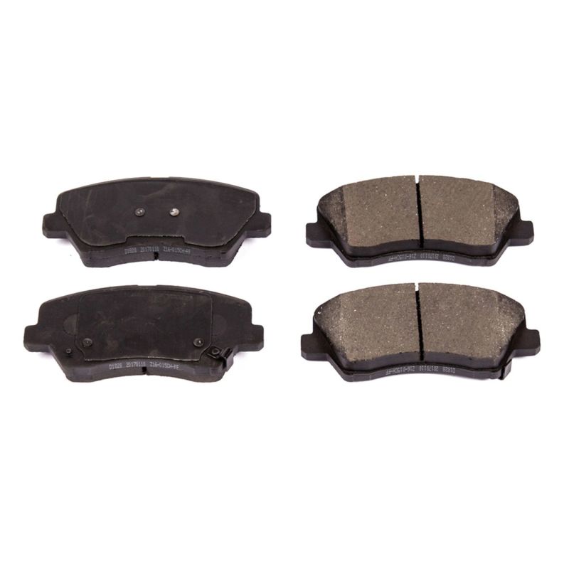 Power Stop 2017 Hyundai Elantra GT Front Z16 Evolution Ceramic Brake Pads PowerStop