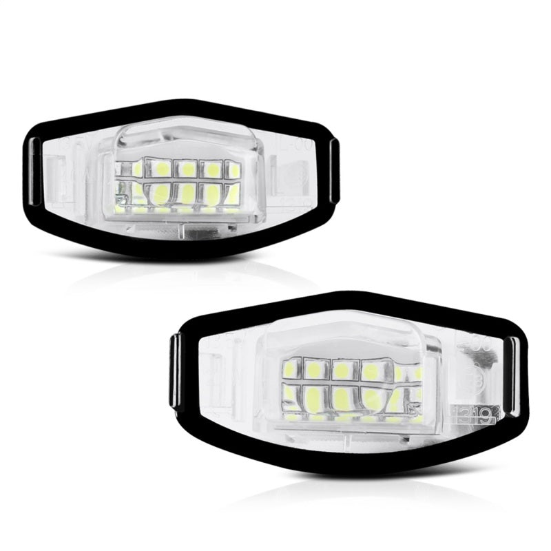 Xtune 01-15 Honda Civic LED License Plate Bulb Assembly White 5500K LAC-LP-HA03 - Pair SPYDER