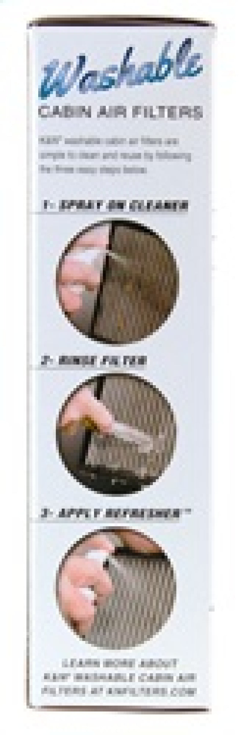 K&N Cabin Filter Cleaning Kit K&N Engineering