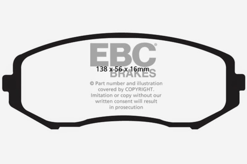 EBC Ultimax2 Front Brake Pads - UD1188 EBC