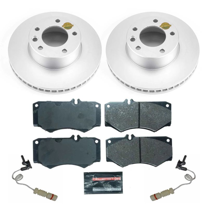 Power Stop 02-08 Mercedes-Benz G500 Front Euro-Stop Brake Kit PowerStop