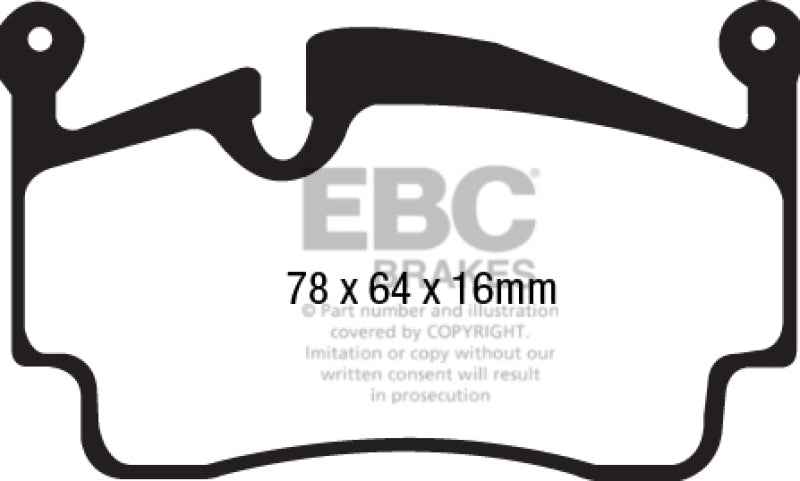 EBC BlueStuff Rear Brake Pads - DP52216NDX EBC