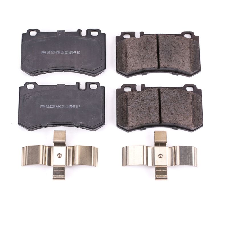 Power Stop 03-06 Mercedes-Benz CL55 AMG Rear Z17 Evolution Ceramic Brake Pads w/Hardware PowerStop
