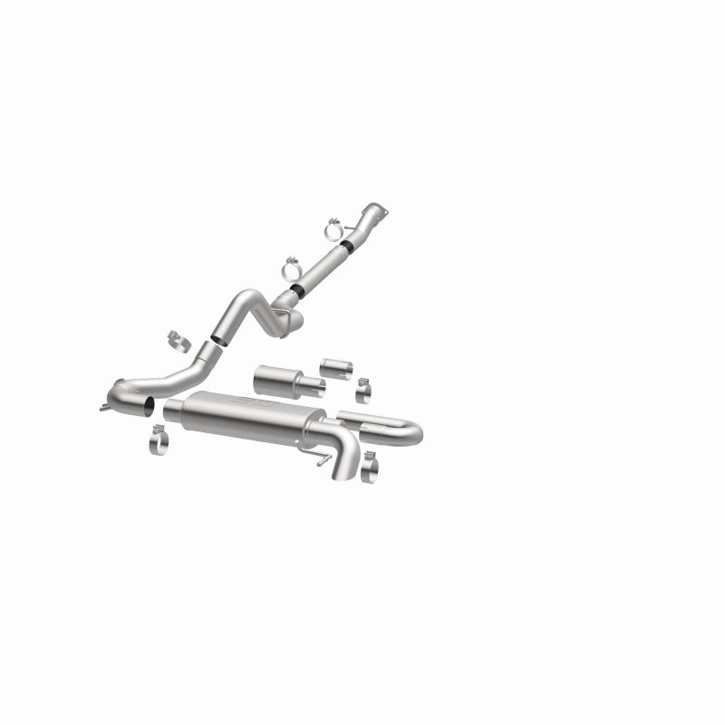 MagnaFlow 2021 Ford Bronco Overland Series Cat-Back Exhaust w/ Single Straight Driver Exit- No Tip Magnaflow