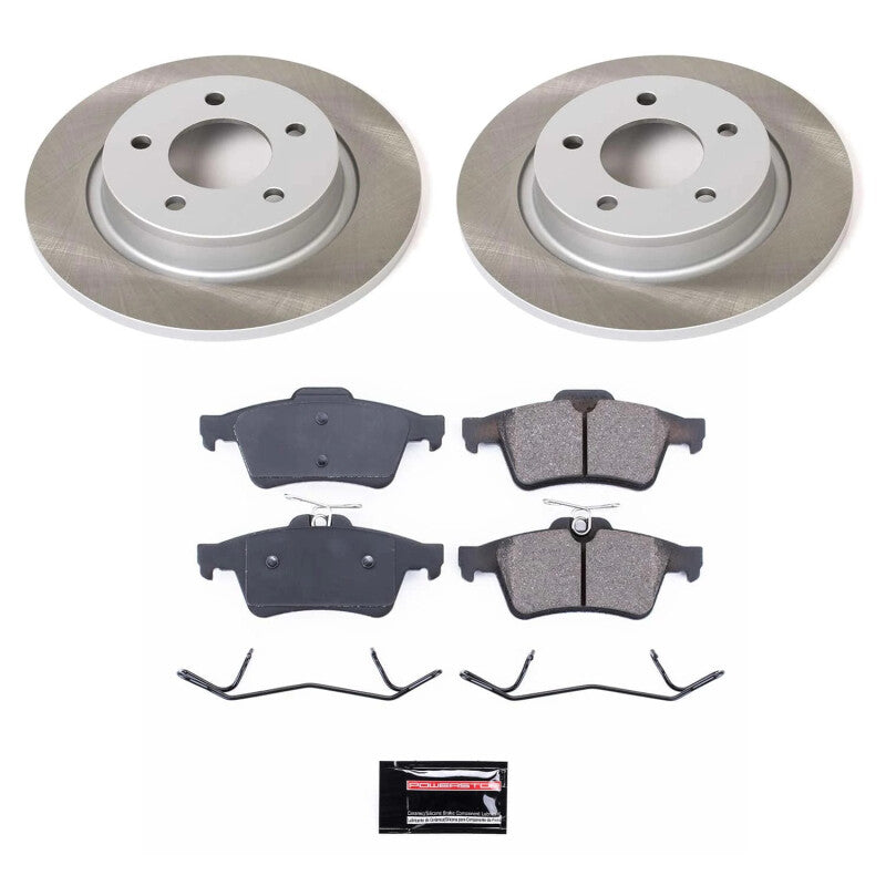 Power Stop 04-13 Mazda 3 Rear Semi-Coated Rotor Kit PowerStop
