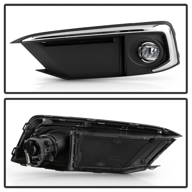 Spyder Honda Civic 2019+ OEM LED Fog Lights w/ OEM switch - Clear FL-HC2019-LED-C SPYDER