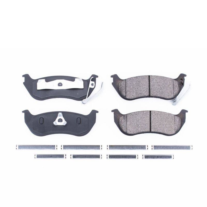 Power Stop 03-07 Jeep Liberty Rear Z17 Evolution Ceramic Brake Pads w/Hardware PowerStop