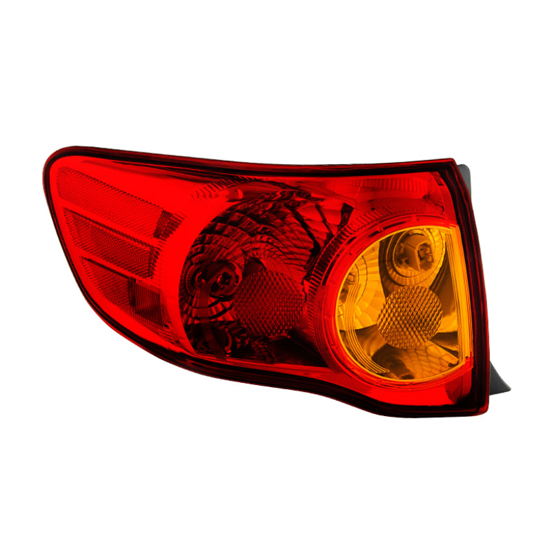 Xtune Toyota Corolla 2009-2010 Driver Side Outer Tail Lights - OEM Left ALT-JH-TCO09-OE-OL SPYDER