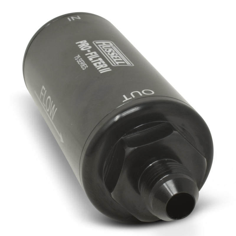 Russell 75 Series Pro-Filter 2 -8 AN Male In/Out 40 Micron - 750804