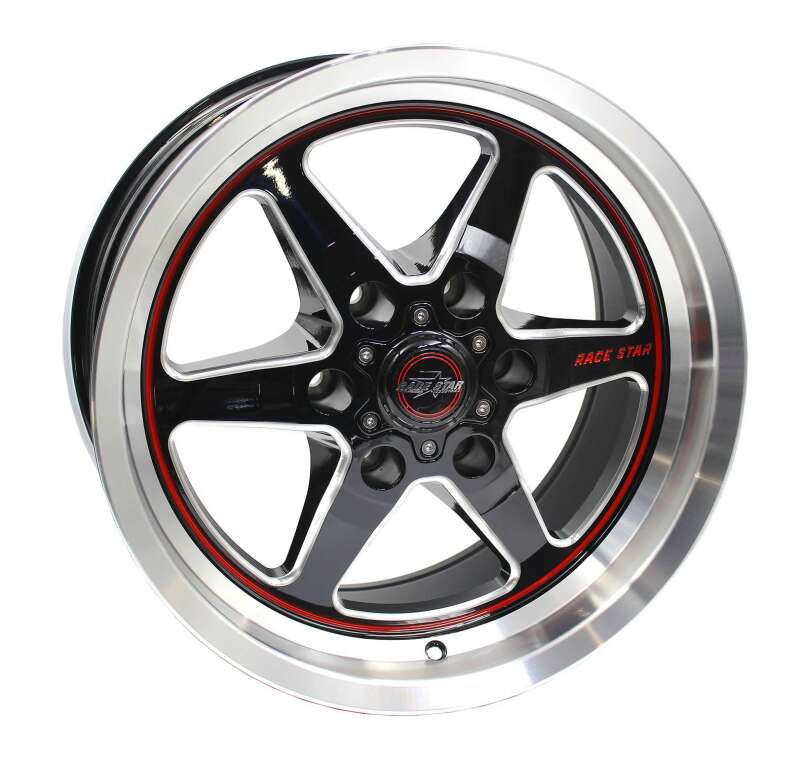 Race Star 93 Truck Star 17x9.5 6x135 BC 6.18BS Black/Machined Black Wheel