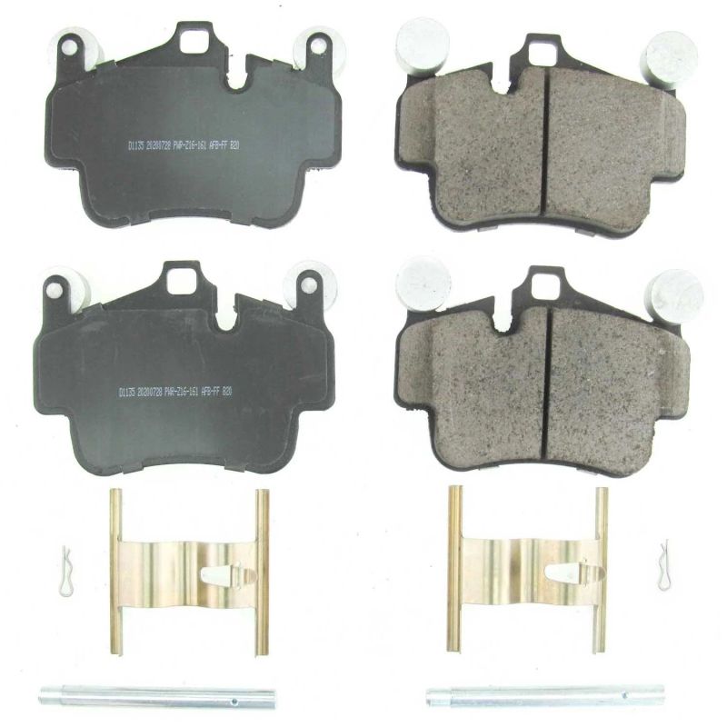 Power Stop 05-08 Porsche 911 Front or Rear Z17 Evolution Ceramic Brake Pads w/Hardware PowerStop