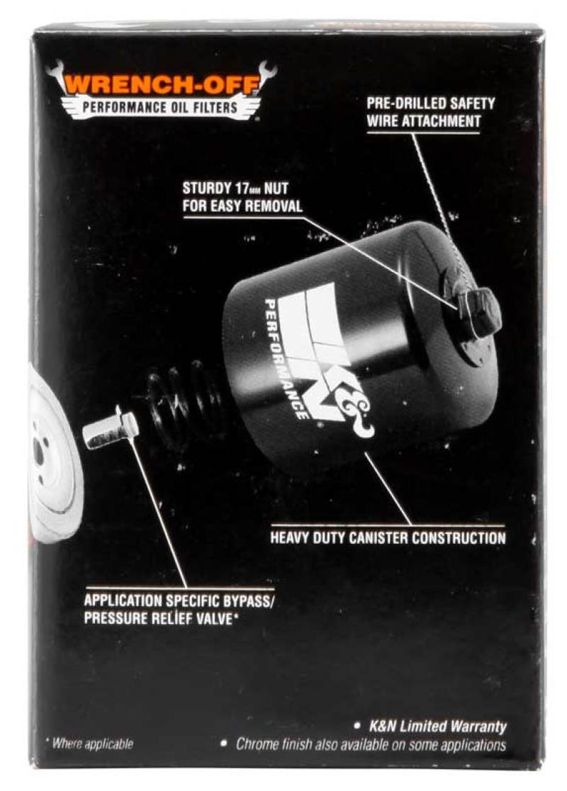 K&N 01-12 Yamaha FJR 1300/1300A/1300AE/1300AS 2.688in OD x 3.813in H Oil Filter K&N Engineering