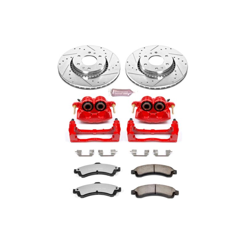 Power Stop 04-05 Buick Rainier Front Z36 Truck & Tow Brake Kit w/Calipers PowerStop