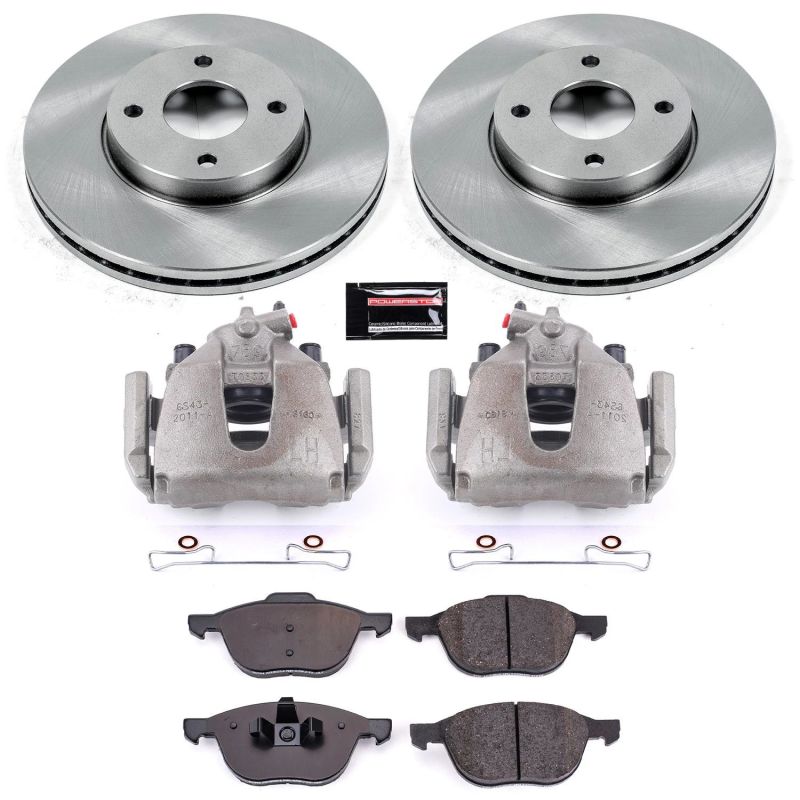 Power Stop 05-07 Ford Focus Front Autospecialty Brake Kit w/Calipers PowerStop