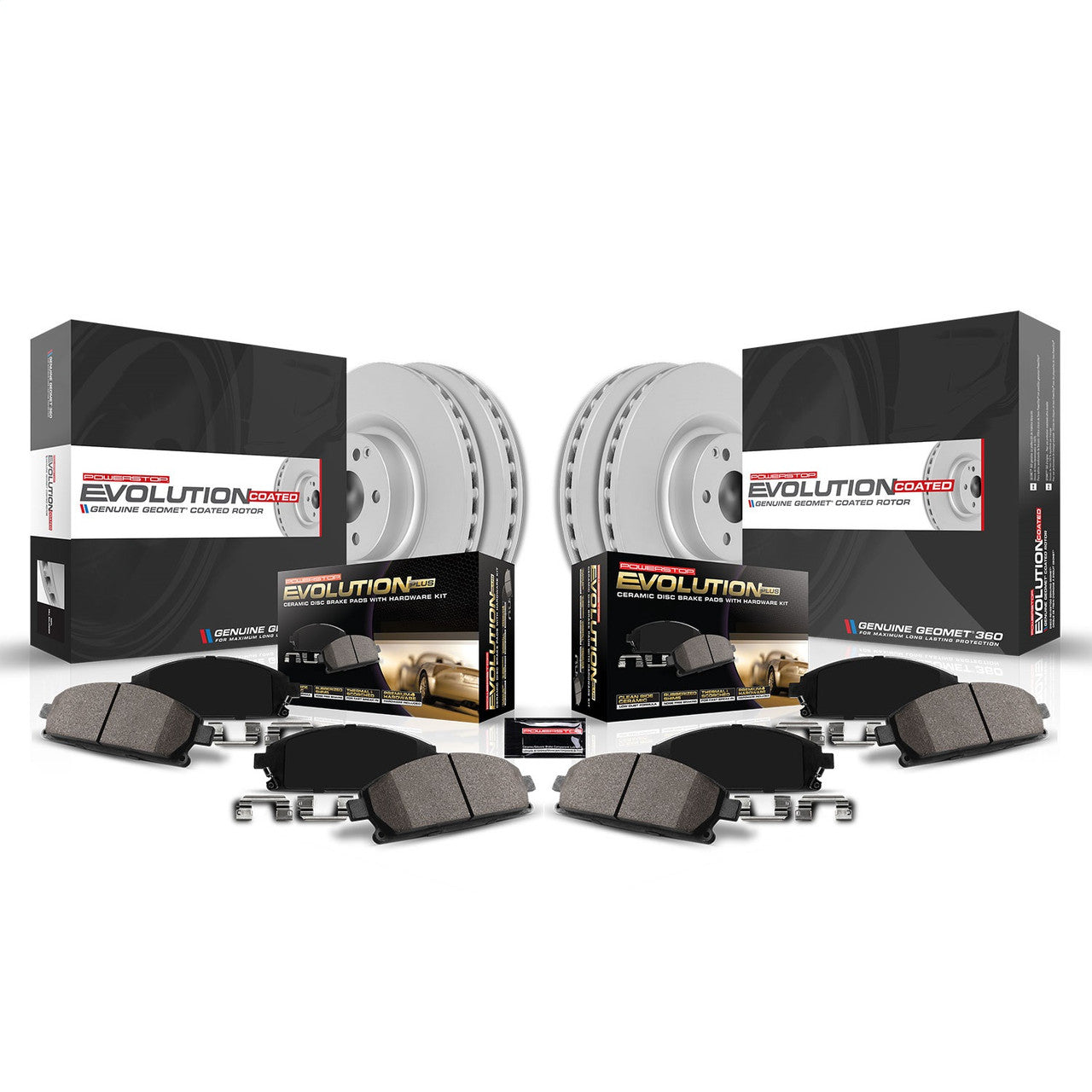 Power Stop 17-18 Hyundai Santa Fe Front & Rear Autospecialty Brake Kit