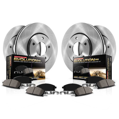 Power Stop 13-18 Hyundai Santa Fe Sport Front & Rear Z23 Evolution Sport Brake Kit