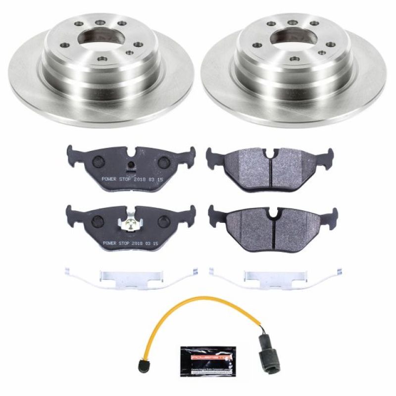 Power Stop 1989 BMW 525i Rear Track Day SPEC Brake Kit PowerStop