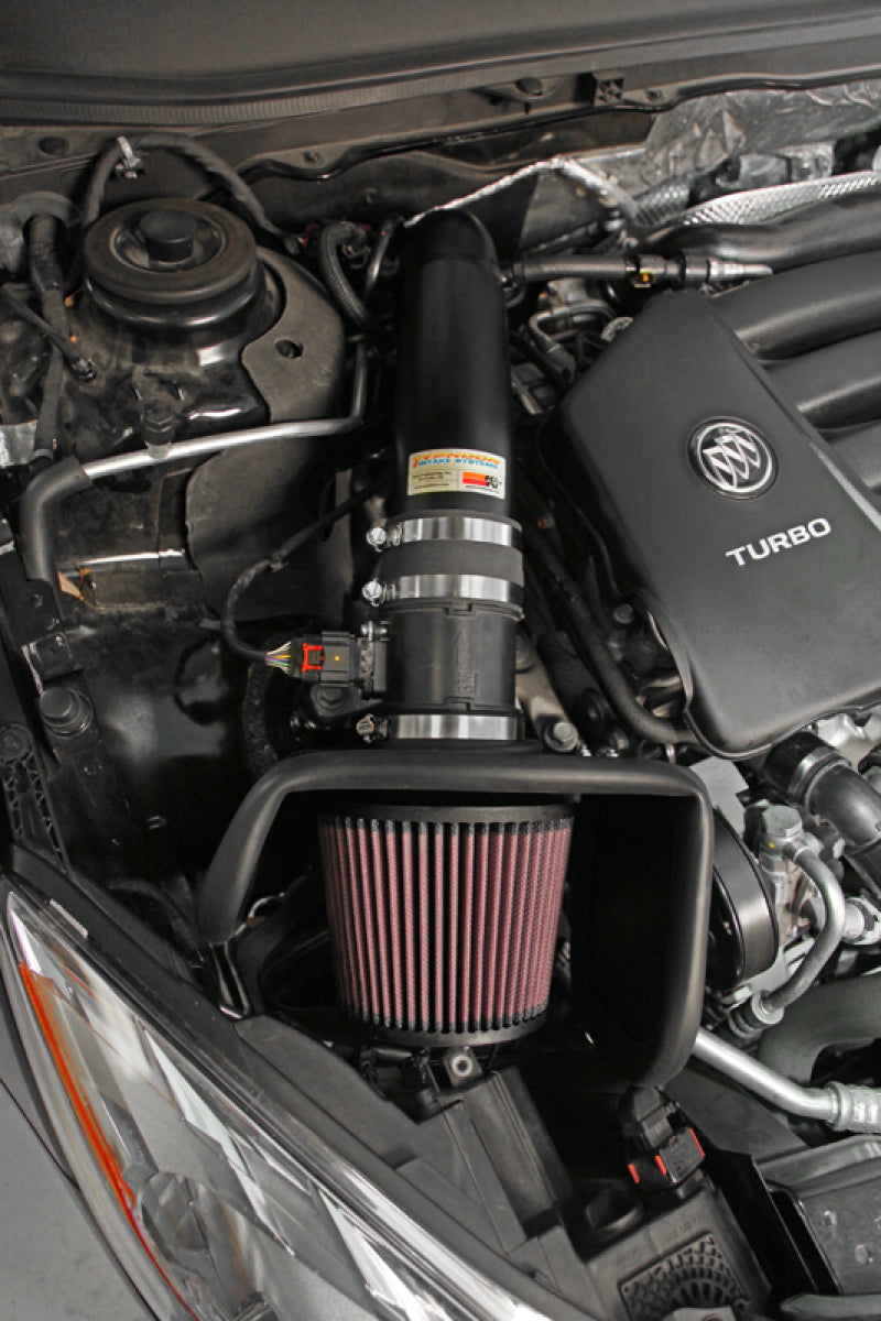 K&N 69 Series Typhoon Cold Air Intake for 2011-2013 Buick Regal 2.0L Turbo - 69-4532TTK