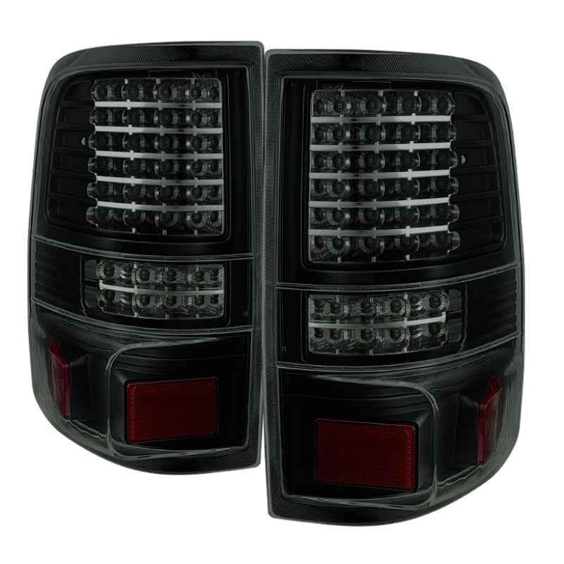 Xtune Ford F150 Styleside 04-08 LED Tail Lights Black Smoked ALT-JH-FF15004-LED-G2-BSM SPYDER