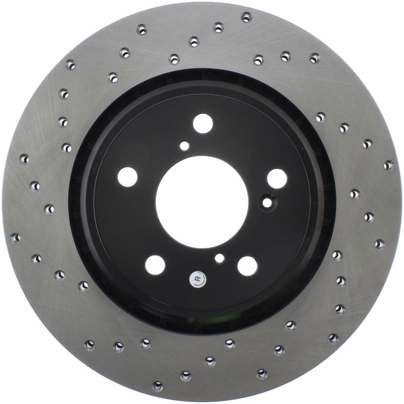 StopTech Sport Cross Drilled Brake Rotor - Front Left Stoptech