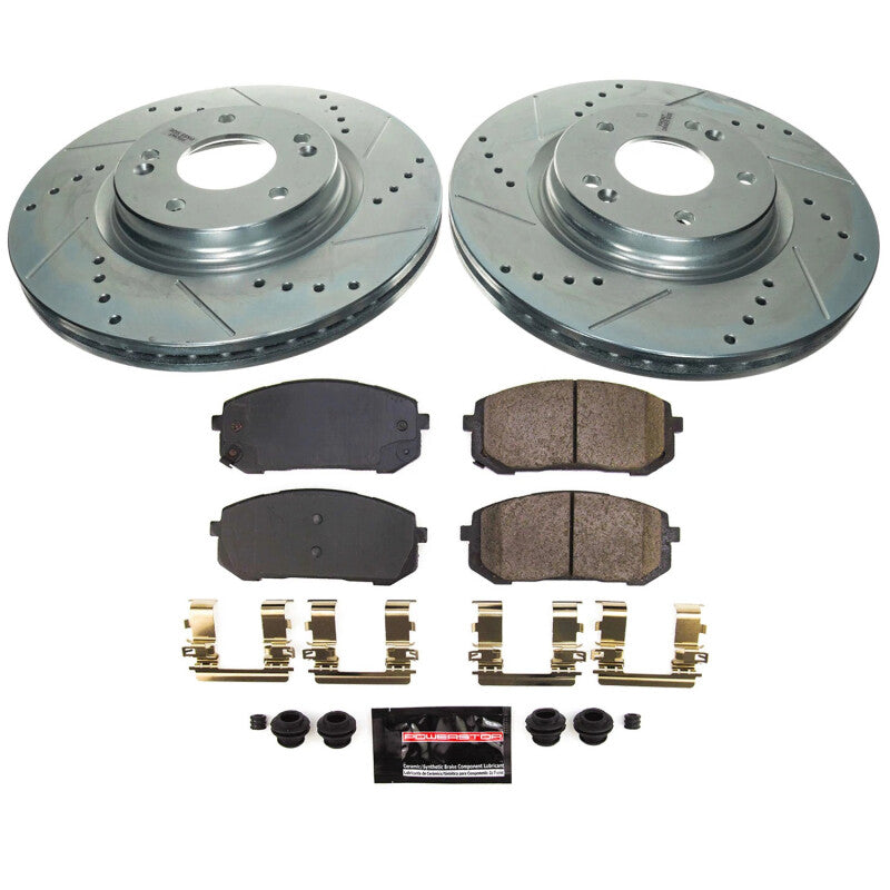 Power Stop 2024 Hyundai Elantra Front Z23 Evolution Brake Kit PowerStop