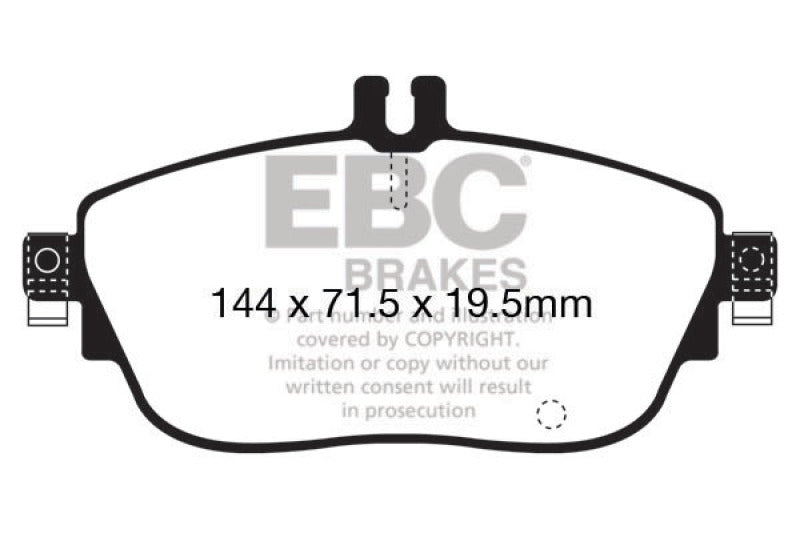 EBC Ultimax2 Front Brake Pads - UD1694 EBC