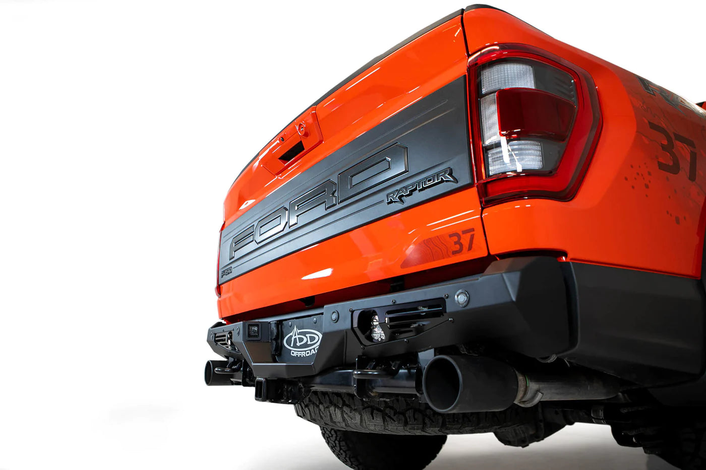 Addictive Desert Designs Bomber Rear Bumper | 2021–2025 Ford F-150 Raptor & Raptor R (R210141370103)
