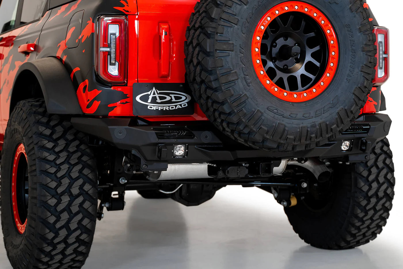 Addictive Desert Designs Stealth Fighter Rear Bumper | 2021–2025 Ford Bronco (R230081370103)
