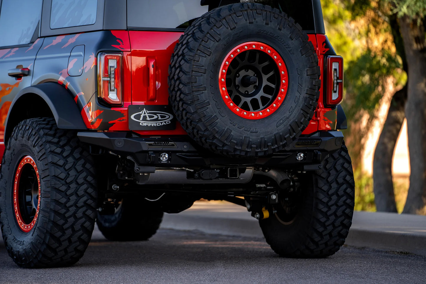 Addictive Desert Designs Stealth Fighter Rear Bumper | 2021–2025 Ford Bronco (R230081370103)