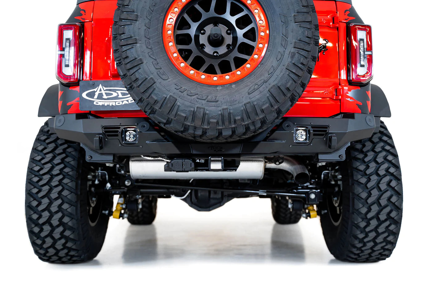 Addictive Desert Designs Bomber Rear Bumper for Ford Bronco 2021-2025 SKU: R230141090103