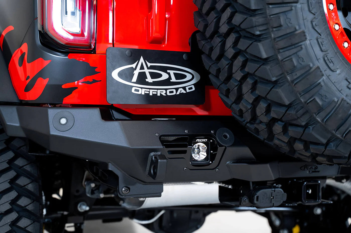 Addictive Desert Designs Bomber Rear Bumper for Ford Bronco 2021-2025 SKU: R230141090103