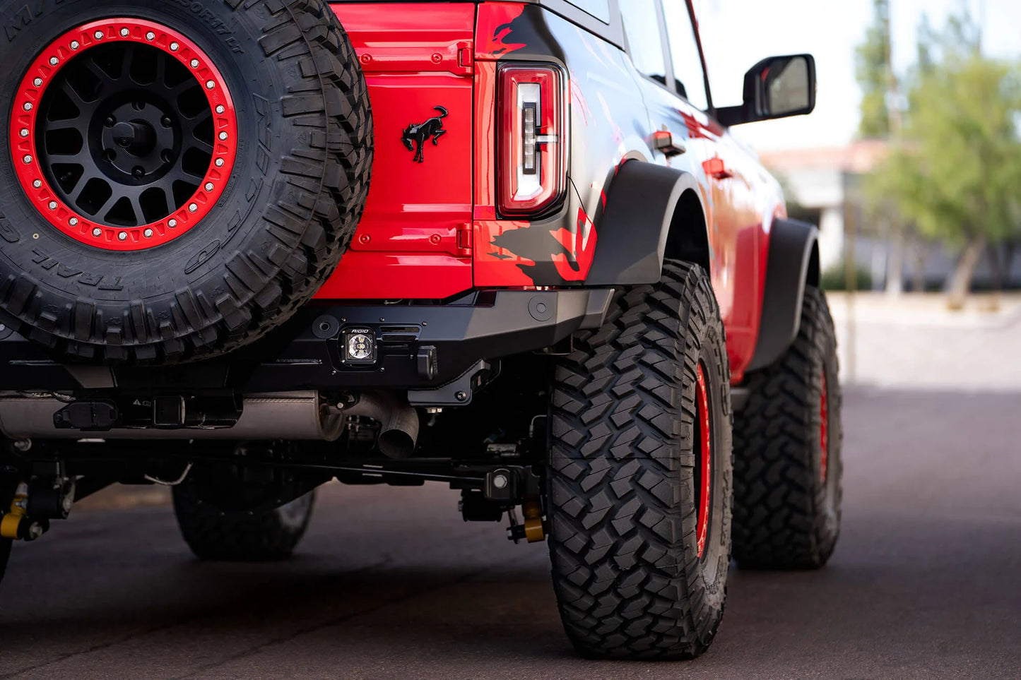 Addictive Desert Designs Bomber Rear Bumper for Ford Bronco 2021-2025 SKU: R230141090103