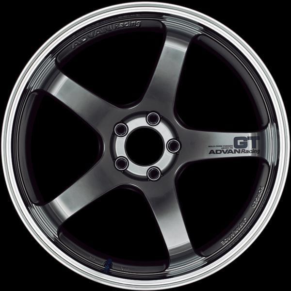 ADVAN Racing GT Premium 21x10.5 +15 5x112 Wheel - Hyper Platinum Black - YAQ1L15MPBP