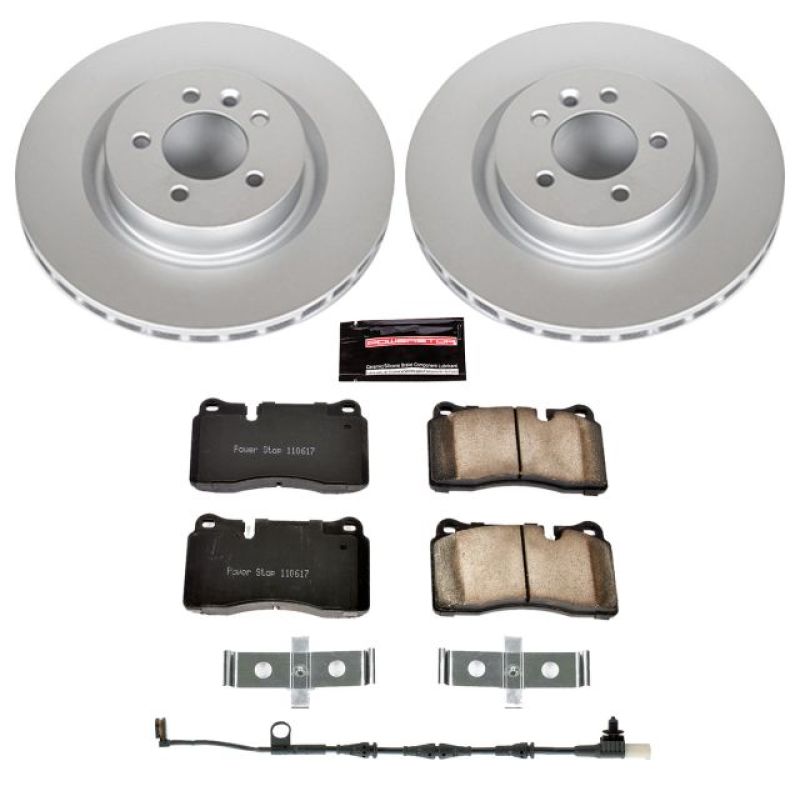 Power Stop 06-09 Land Rover Range Rover Sport Front Z23 Evolution Sport Coated Brake Kit PowerStop