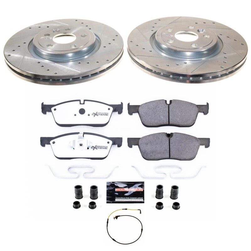 Power Stop 17-20 Jaguar F-Pace Front Z36 Truck & Tow Brake Kit PowerStop