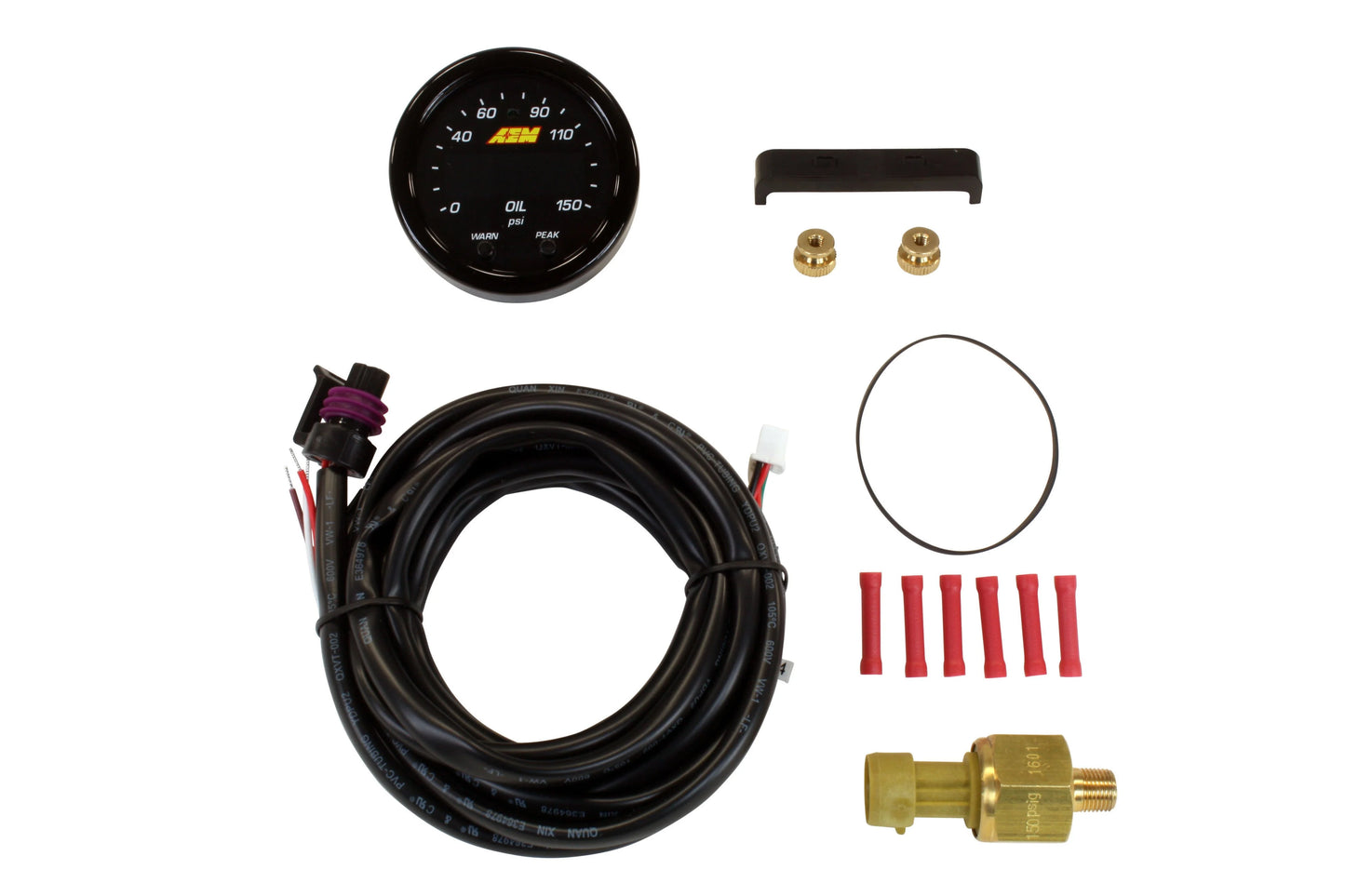 AEM X-Series digital fluid pressure gauge kit